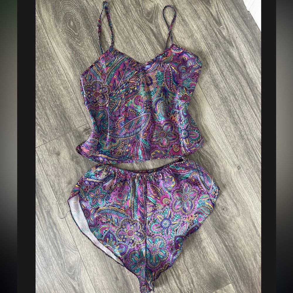 Vintage 2 piece lingerie set